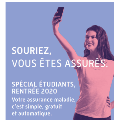 Flyer information accès aux droits étudiants français