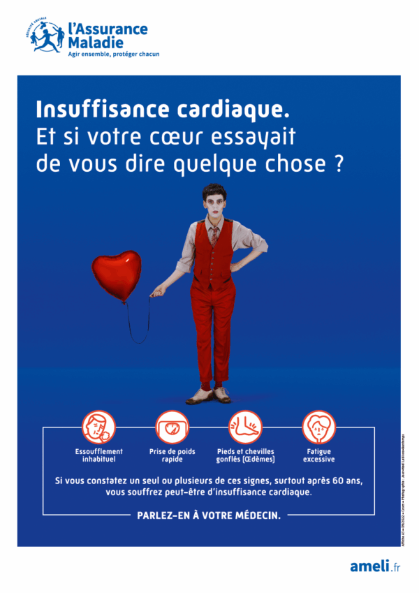 Affiche Insuffisance cardiaque