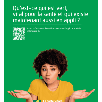 Affiche appli carte Vitale