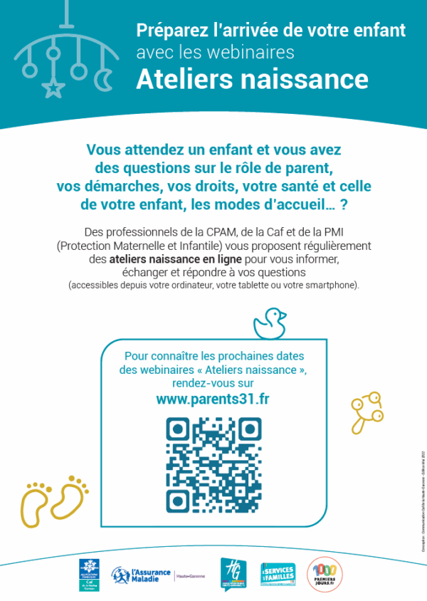 Affiche A3 Atelier Naissance