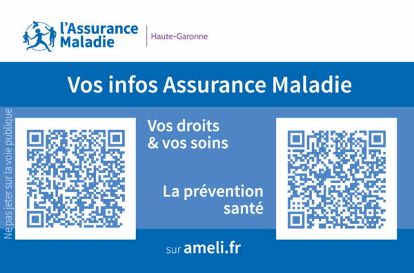 Carte QR Code « Vos infos Assurance Maladie »