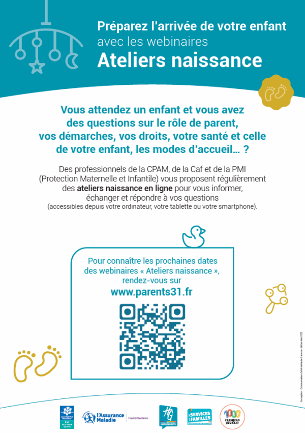 Flyer A5 Atelier Naissance