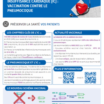 Mémo Insuffisance cardiaque « Vaccination contre le pneumocoque »