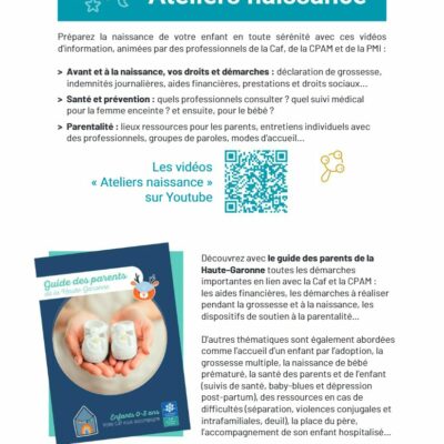 Affiche parcours « Arrivée de l’enfant »