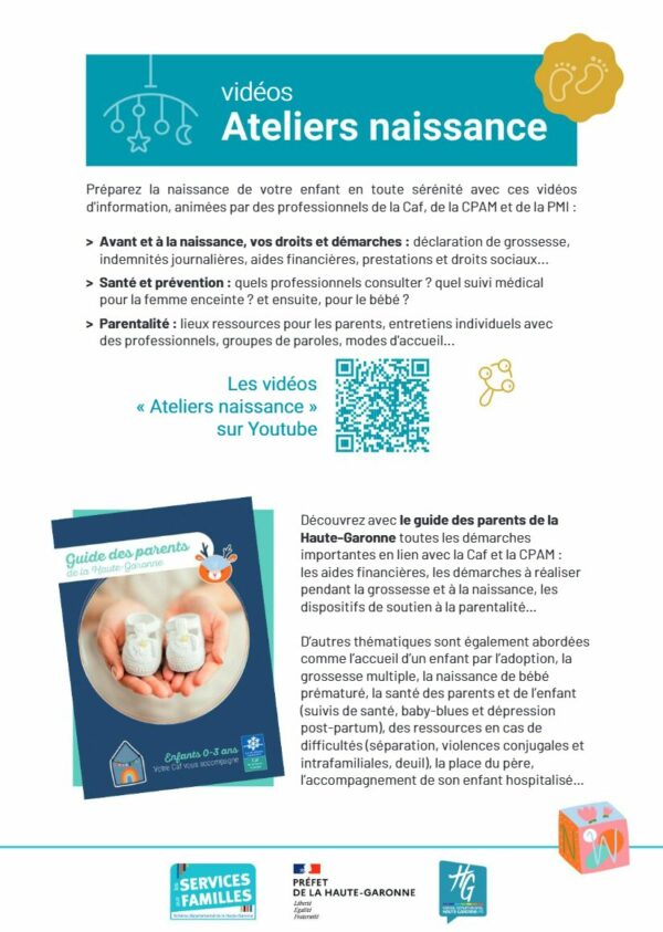 Affiche parcours "Arrivée de l’enfant"