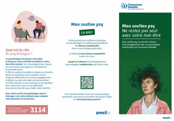 Flyer Mon soutien psy