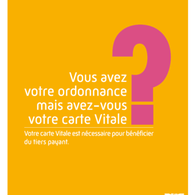 Affiche Carte Vitale Tiers Payant