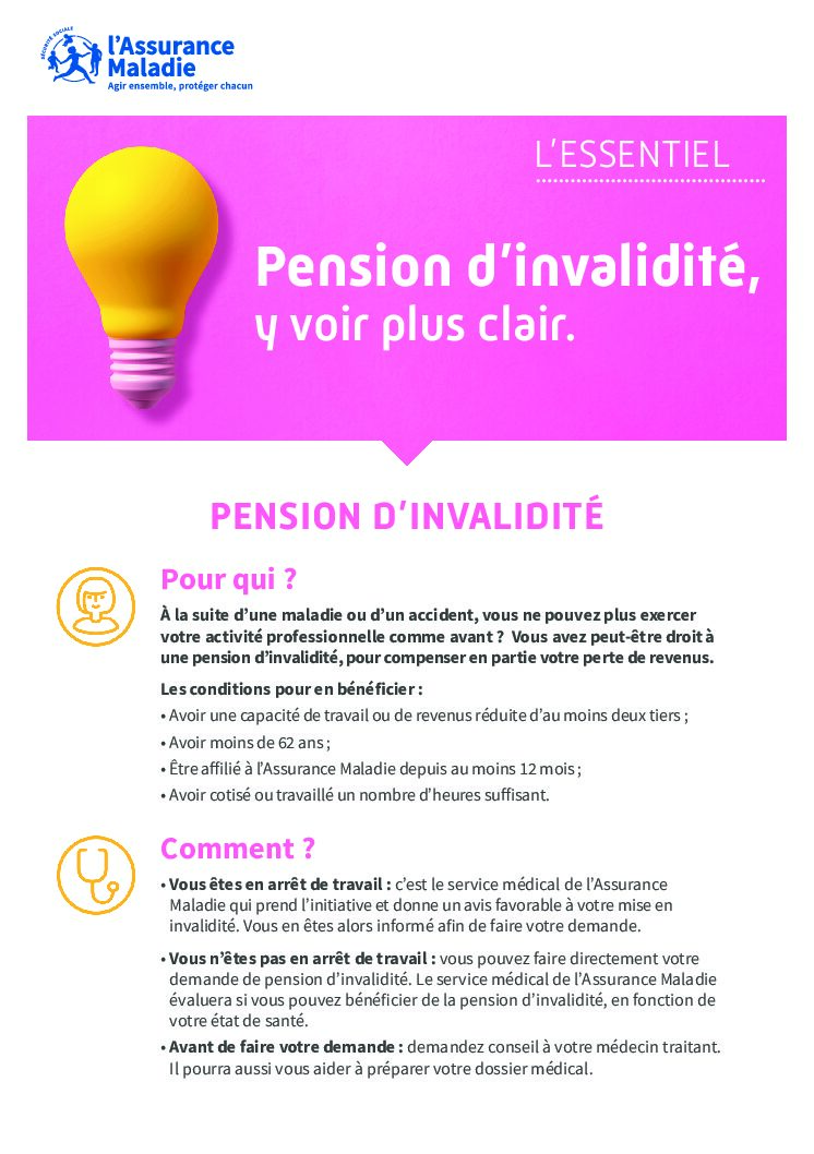 Flyer Invalidité