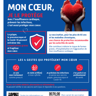 Flyer Insuffisance cardiaque 2026 « Mon cœur je le protège »