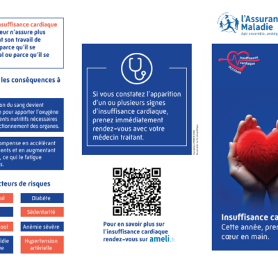 Dépliant Insuffisance cardiaque « Cette année, prenez votre cœur en main »